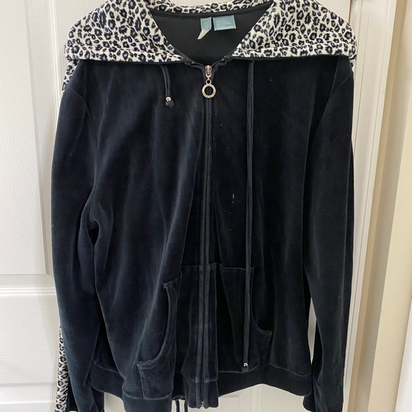 Velour jacket and pants set - Picture 1 of 2